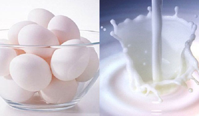 Tắm trắng toàn thân với sữa tươi kết hợp cùng trứng gà